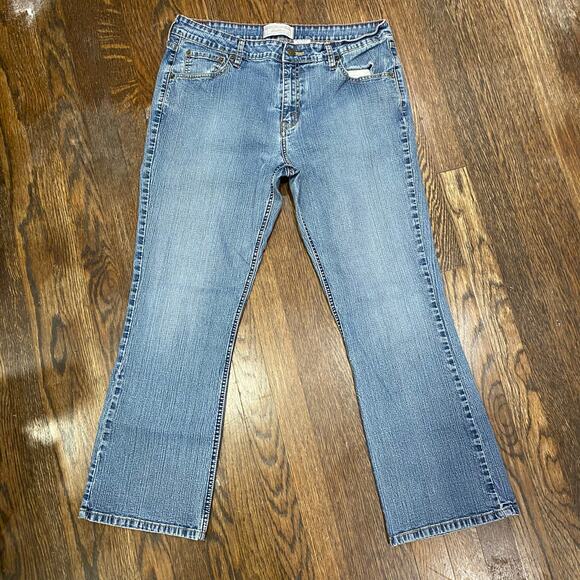 Levi's Signature Jeans Size Misses 14 Short - Stretch Low Rise Boot Cut - Picture 4 of 11